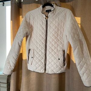 New Look Women's Cream Quilted Puffer Jacket
